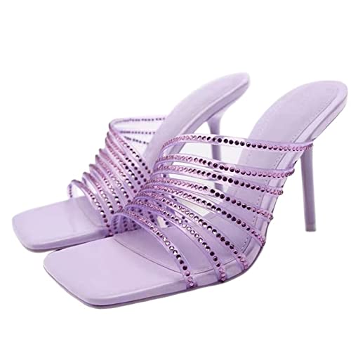 Talons élégante femme lanière croisée nu-pieds colorés printemps été chic