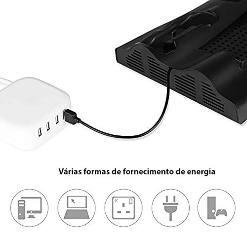 Multifuncional Suporte Cooler Carregador HuB Usb Stand Para Xbox One X KJH-XBOXONEX-01