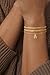 Yatumery Initial Bracelets for Women Trendy,3 Piece Layered Letter Bracelet Initial A-Z Charm Bracelet Jewelry Cute Simple Fashion Chain 14K Gold Plated Bracelets for Women Teen Gift