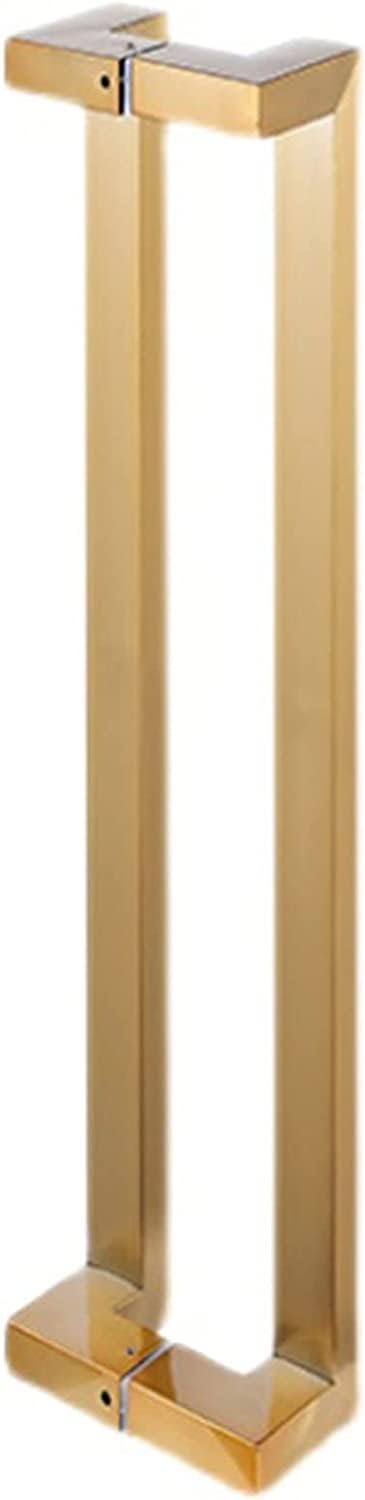 Poignées de porte coulissantes en acier inoxydable 80cm au design dore minimaliste