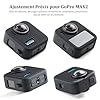 HSU Kit d'accessoires en silicone pour Go Pro Max2, boîtier en silicone, bouchon d'objectif et bracelet réglable, kit d'accessoires pour Go Pro Max 2
