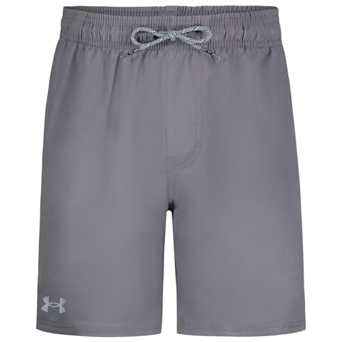 Image of Under Armour Boys 4-Way Stretch Pull-on Tech Shorts, Moisture Wicking, Side Hand Pockets, Outdoor Collection