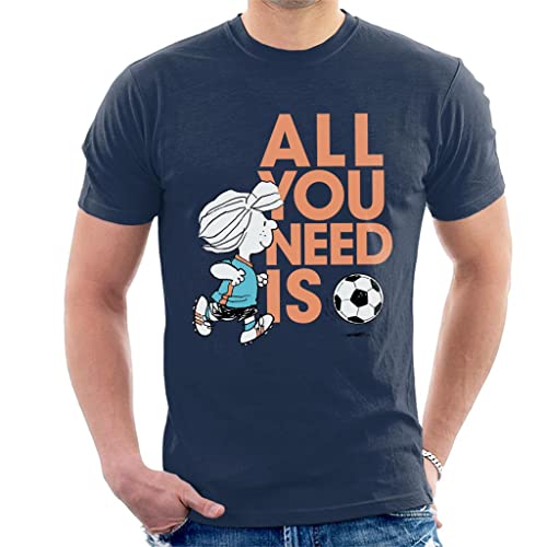 T-shirt Peanuts Football homme vêtement graphique Peppermint Patty All+Every