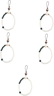 UKCOCO 5 Peças Correntes De Telefone Com Contas Correntes De Telefone Cordas De Telefone Decorativas Colhedores De Chaves Cordão De Telefone Decorativo Cordão De Contas Cordas De