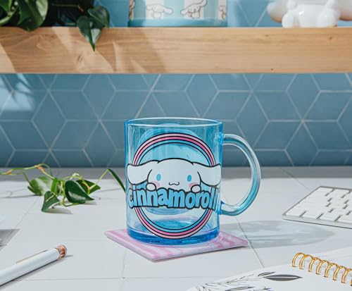 Taza de vidrio Silver Buffalo Sanrio Cinnamoroll 18oz miniatura 3