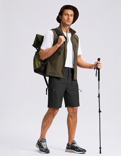 Image of G Gradual Men's Hiking Cargo Shorts 9 inch Quick Dry Lightweight with 4 Pockets