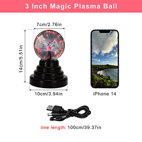 X-go Luce a sfera al plasma da 3 pollici, Touch