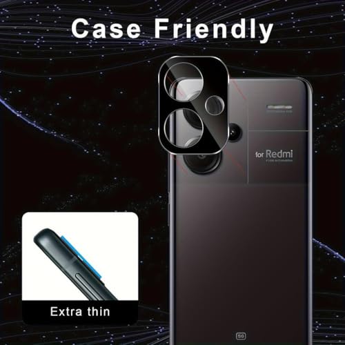 Image of Xmon Back Camera Lens Protector for Redmi Note 13 Pro Plus (1 Pack) Premium Camera Glass Protector Guard, Anti-Scratch, Ultra-Clear, Easy Installation