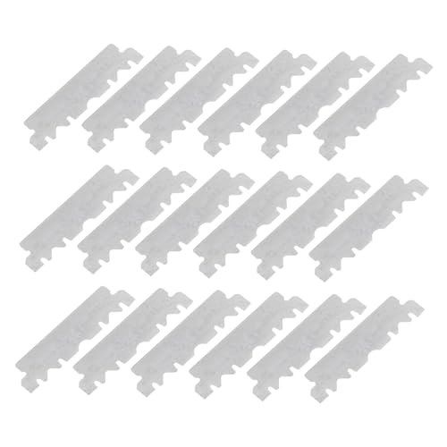 Vaguelly 100pcs Face Razor Blades Stainless Steel Cutters Replacement for Old Face Razor Single Blade