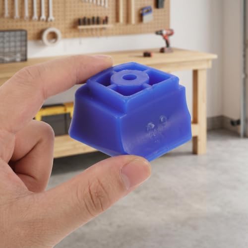 Bloque de freno de goma azul resistente abrasión para patines en línea de velocidad 6