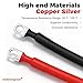 175A ‌24 FT Flame Retardant Battery Quick Disconnect Connector with Storage Canvas Bag,2AWG Copper Wiring Heavy-Duty Quick Disconnect Power Cables for Forklift Car Motor Tractor （22FT+2FT 2AWG）