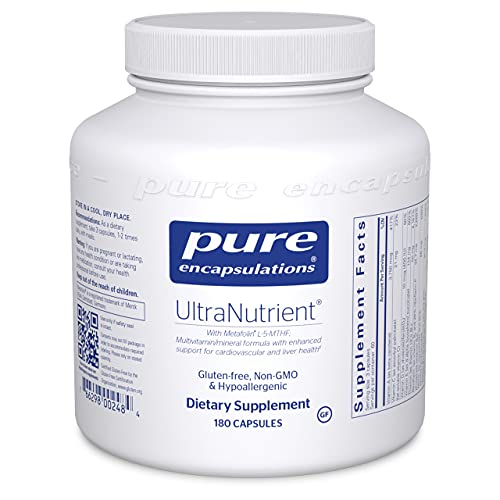 Pure Encapsulations UltraNutrient | Multivitamin Supplement to Support Liver, Cardiovascular Health, and Antioxidants* | 180 Capsules