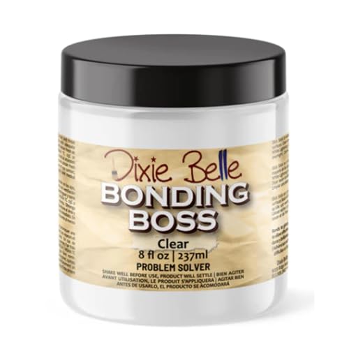 Dixie Belle Bonding BOSS Paint Primer - Clear (8oz) - Problem Solver Paint Primer + Base to Block Odor, Stains, Bleed Through