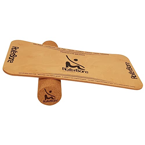 RollerBone Starter Kork Set/Balance Board-Set-Trainer-Gleichgewicht-Surf-Fitness