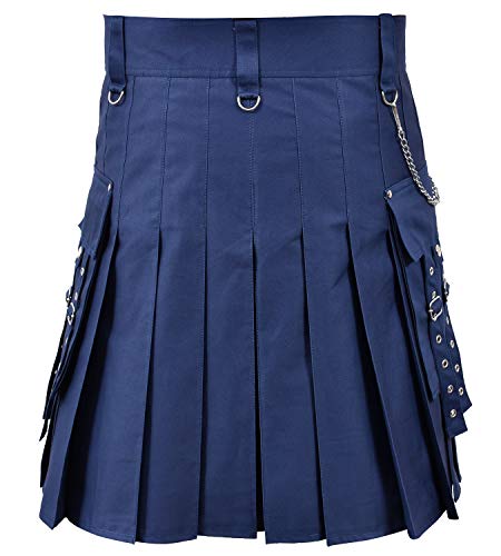 Utility Kilt Navy Blue 38" #TOP2