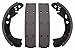 Wagner QuickStop Z720R Riveted Brake Shoe Set, Rear