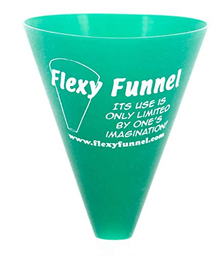 Flexy Funnel Original Silicone Funnel Tool for Transferring of Liquid, Fluid, Dry Ingredients