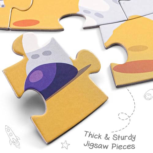 Image of Intelliskills Premium Pick-A-Planet Solar Jigsaw Puzzle for Kids, 3D Puzzle With Double-Sided Flashcards &Stands, Educational Space Puzzle for 3+ Year Old, Birthday Gift for Boys &Girls, BIS Certified