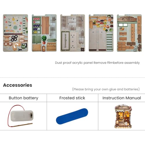 Rompecabezas de madera 3D para decorar tu librería con maquetas vintage 7