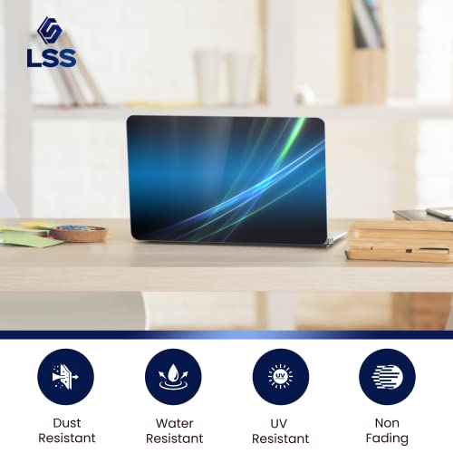 Image of LSS 15 15.6 Inches Laptop Notebook Skin Sticker with 2 Wrist Pads - Reusable Cover Protector Vinyl Sticker Cover Decal Fits 13 inch - 16 inch HP Asus Acer Samsung - Abstract
