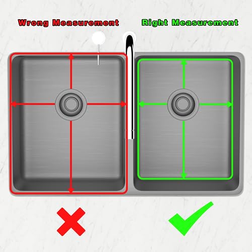 Protector de Fregadero de Cocina de Acero Inoxidable 28.7"L×15.7"W miniatura 6