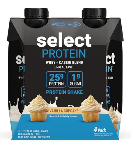 PEScience Select Protein Shake RTD, 25g Whey and Casein...