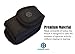 AH Premium Military Grade Canvas Belt Case, Rugged Pouch Belt Clip Holster Nylon Metal Flip Phone Belt Case Holder Fits Most Small Belt Pouch FLIP Cell Phones & Key Fob & for Airpod Omnipod Carrier