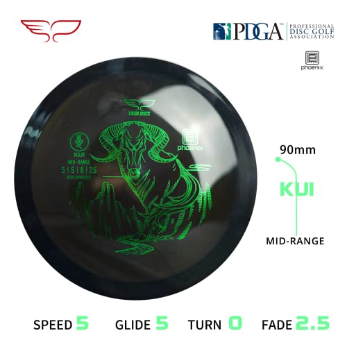 image for yikundiscs Yikun Midrange Disc Golf Disc-Overstabel Golf Mid-Range,PDG