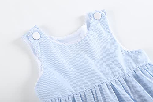Baby and Girls A-Line Button Dress3