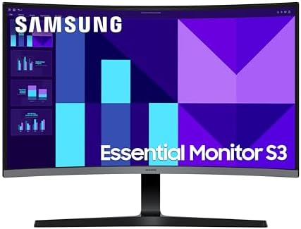 Samsung LS27D396GAUXXU 27" Curved Full HD monitor with Speakers - 1920x1080p, 1800R, HDMI, VGA, Speakers: image 1 of 6