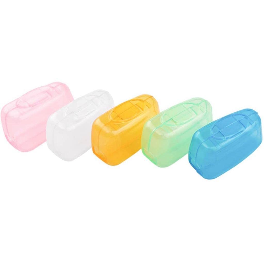 CELLEBII Plastic Antibacterial Hygiene Toothbrush Cover Head Caps Holder Pack Of 5 Pieces Toothbrush Case, Multicolour (B09X5WDC4Y) Amazon Price History, Amazon Price Tracker