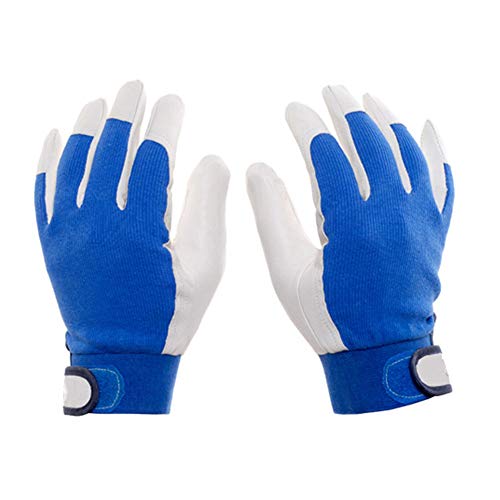FAMLYJK Gants De Soudage, Gant en Cuir Résistant À La Chaleur pour Soudeur Tig/Griller/Barbecue/Four/Cheminée/Poêle À Bois (2 Paires)