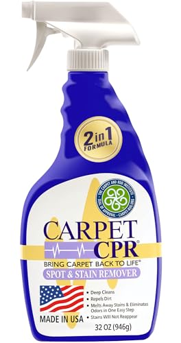 Carpet CPR Spot & Stain Remover Spray – Heavy Duty...