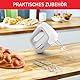 Tefal Handmixer Prep’Mix, 450 W, Handrührgerät mit 5 Geschwindigkeiten, 2 Schneebesen und 2 Knethaken aus Edelstahl, ergonomisches Design, spülmaschinenfestes Zubehör, HT450B