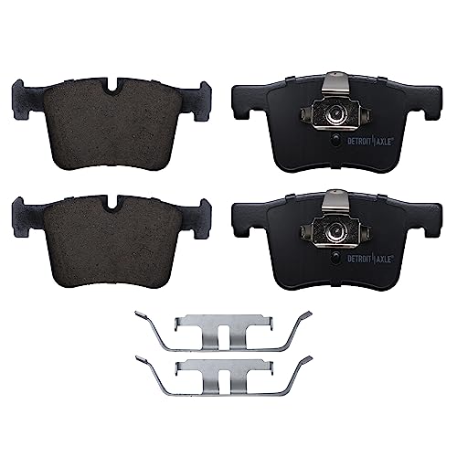 Image of Detroit Axle - Front Disc Brake Caliper w /Bracket Ceramic Brake Pads Replacement for BMW 328i 330i 428i xDrive - 6pc Set