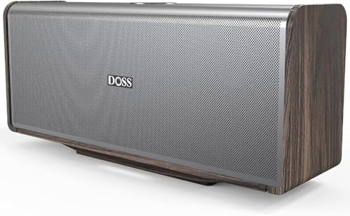 DOSS Bluetooth Speakers Wireless with Stand 2 Pack,Peak 160W Surround Sound,Daul DSP Technologies,2.1 Channel Audio with Subwoofer Deep Bass,TWS Sync Pairing,Bt 5.3,Loud Blue Tooth Speakers for House