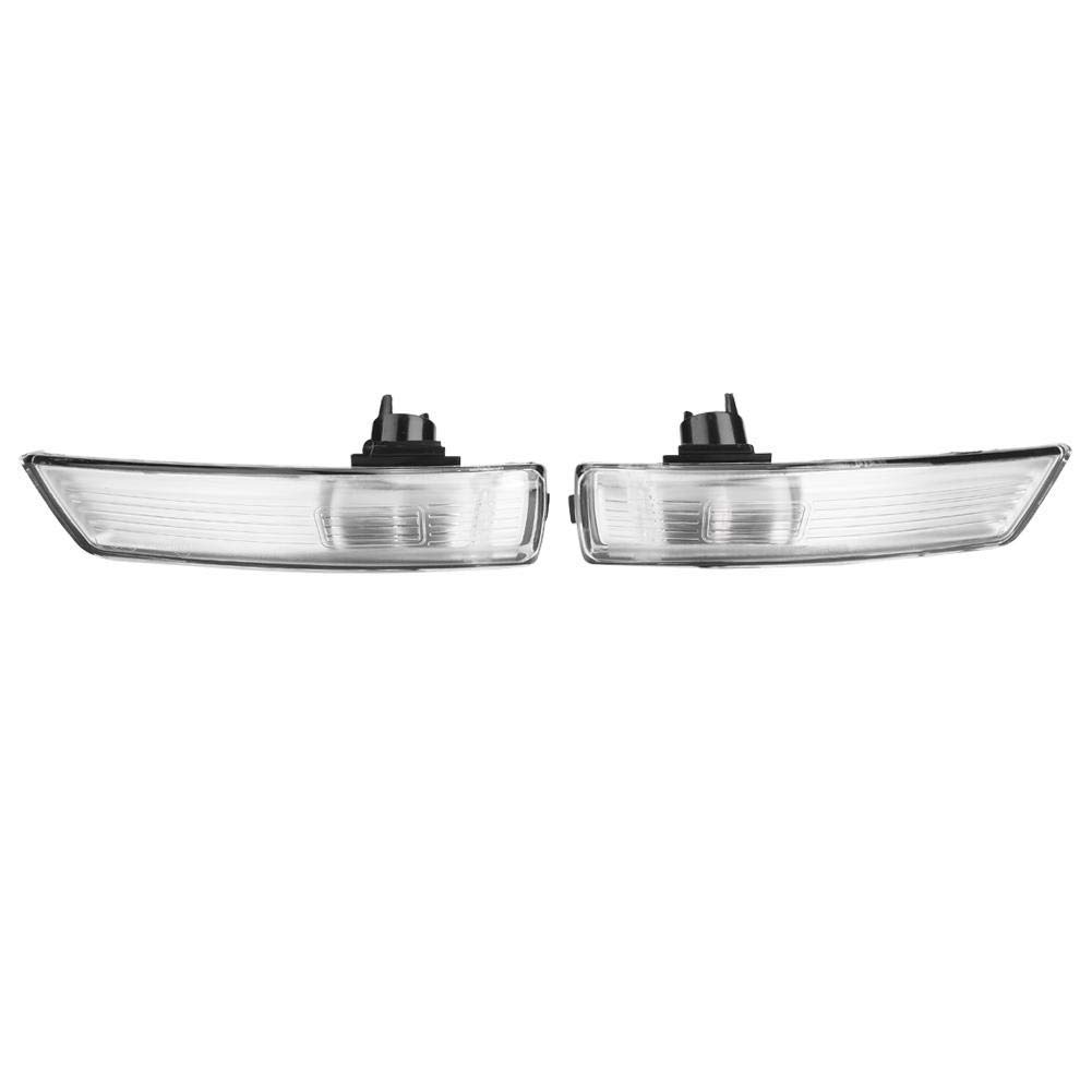 1 Paio di specchietti retrovisori indicatori di direzione copriobiettivo Luce copriobiettivo Luce per Ford Focus 2008-2018