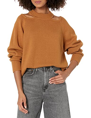 Rent The Runway Pre-Loved Camel Cold Shoulder Sweater