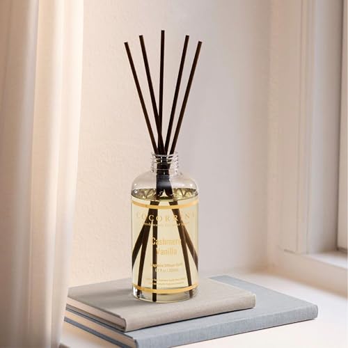 Image of COCORRINA Reed Diffuser Refill - Cashmere Vanilla 6.7 Fl.oz Reed Diffuser Refill with 8 Sticks