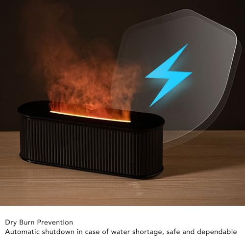 Difusor aromático eléctrico con efecto llama y temporizador miniatura 3