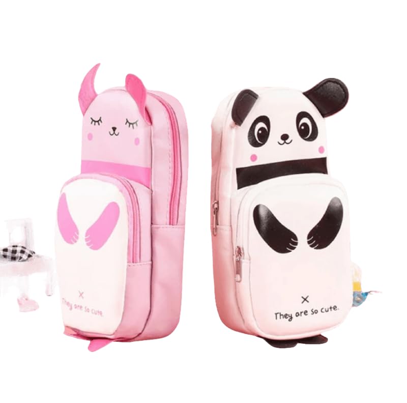 Indialife Pure Leather Fantastic New Super Cute Panda Rabbit Shape Pencil Case White::Pink (B0CMLZMV27) Amazon Price History, Amazon Price Tracker