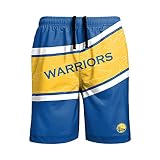 FOCO Herren Swim Suit Trunks Golden State Warriors NBA Badehose Big Wordmark – L, Teamfarbe, Large