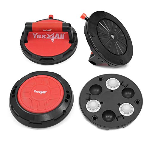 Yes4All Rotating Push up Bars/Push up Handles - Gliding Discs Slider with Removable