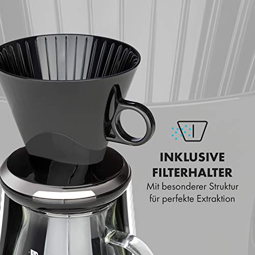 Klarstein Craft Coffee Filter-Kaffeemaschine Kaffeebereiter (Handbrühverfahren, Pour Over, Gourmetkaffee, Waage, Timer… – Bild 7
