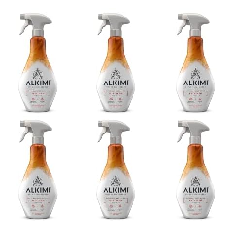 ALKIMI 6 Pack 500 ml Kitchen Cleaner with Grapefruit Seed Extract and Tea Tree Oil Cover