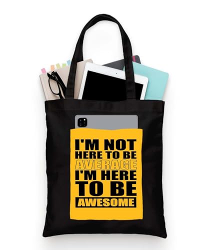 Image of ZORI Black Tote Bag With Pocket Printed Designed Canvas Tote Bags For Women large capacity,Tote bag For Shopping, College, Travel, More Canvas Handbag For Unisex Bag