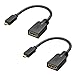 Cable Matters 2 Pack Micro HDMI to HDMI Adapter (HDMI to Micro HDMI Adapter) 6 Inches