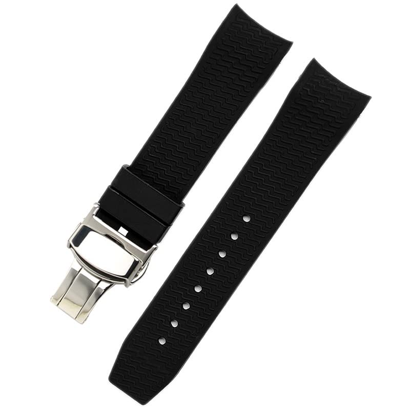 COEPMG For Casio EFR-303L/303D EQB-501 EFS-S500 sports mountaineering arc rubber silicone Watchband accessories 22mm