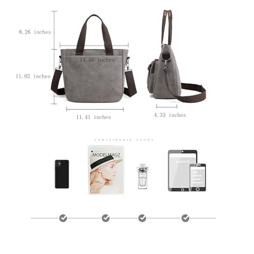 KARRESLY Women's Casual Hobo Shoulder Bag Large Capacity Nylon Daily Messenger Bag Work Shopper Handbag Purse 5