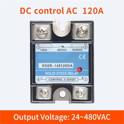 Relais statique SSR monophasé de commande DC vers AC puissance maximale 120A KSSR